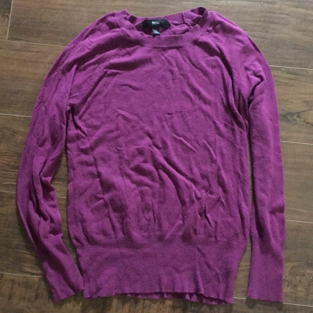 Burgundy Pullover Sweater